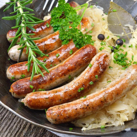 Salchicha Alemana Nurnberger - Nürnberger Bratwurst - Simply Sausages - Salchichas Artesanales
