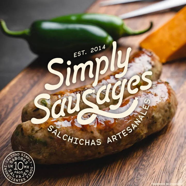 Chorizo con Jalapeño y Queso 500grs