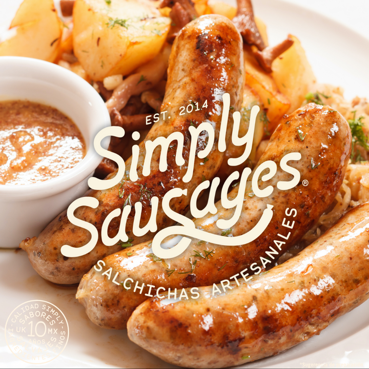 Chorizo Jack Daniels con tocino y durazno 500grs