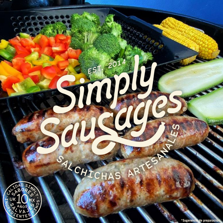 Salchicha con tocino y miel de maple 500grs