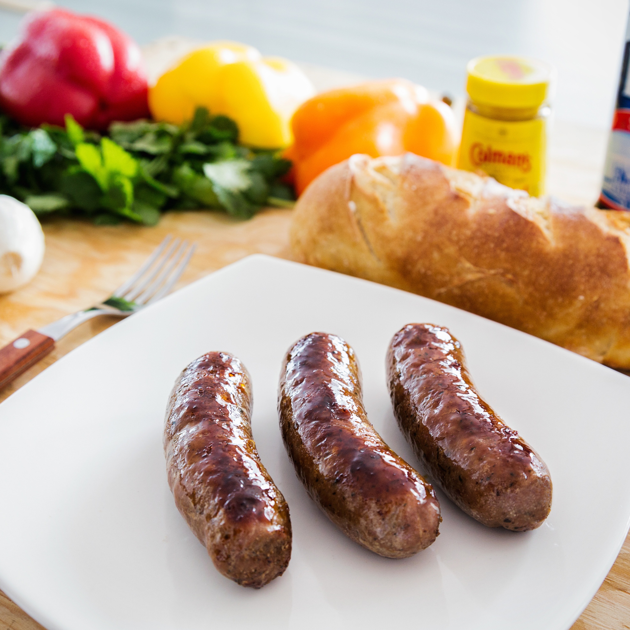 Salchicha de res con Guinness -  Steak & Guinness Sausages - Simply Sausages - Salchichas Artesanales