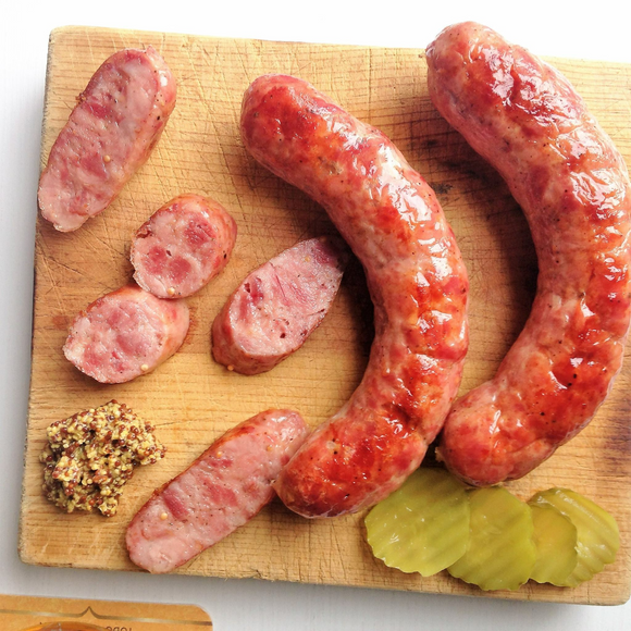 Salchicha Jagerwurst con tocino - Bacon Jagerwurst sausage